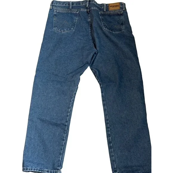 Wrangler Rugged Wear 35001AI Jeans Blue Men 42x32 Classic Fit 100% Cotton Denim